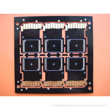 2 Layers Cooper Base 0.2mm Tickness Custom Pcb Boards With Heavy Gold For Sd Card